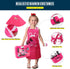 Girls Beauty Salon Set Pretend Play Stylist Hair Cutting Kit Hairdresser Toys with Hair Dryer, Scissors, Barber Apron and Styling Accessories...