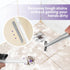 4-in-1 Upgrade Multi-Function Rotating Crevice Cleaning Brush,3 PCS 360 Degree Hard Bristle Rotating Crevice Cleaning Brush,Gap Cleaning Tools for...
