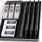 Nicpro 0.5 mm Mechanical Pencil Set with Case, 3PCS MP2000 Metal Artist Mechanical Pencil With 6 Tube HB Lead Refills, Eraser, Weatherproof Barrel...