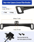 Aootf Universal Car Rear View Camera License Plate Bracket Kit, Black License Plate Frame and Backup Camera Holder, Dash Cam Mirror Camera Mount K...