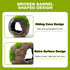 Betta Broken Barrel Decor Fish Tank Accessories, Resin Fish Hide Cave Aquarium Decoration Fish Tank Toys Hole Accessories (Small)...