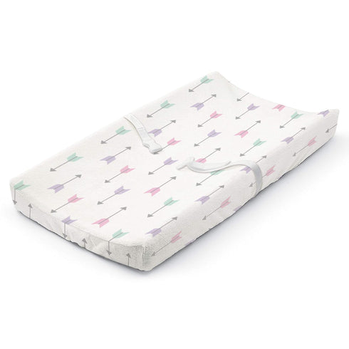 Summer Infant Ultra Plush Changing Pad Cover, Girly Arrows...