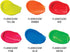 Liquitex BASICS Acrylic Paint Set, 6 x 22ml (0.74-oz) Tube Paint Set, Fluorescent...