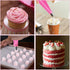 Silicone Icing Piping Bag,Reusable Cream Pastry Bag and 14× Stainless Steel Nozzle Set DIY Cake Decorating Tool(14×Nozzle, 2×Icing Cream Pastry Ba...