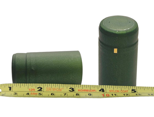 1 X Metallic Green PVC Shrink Capsules set of 30...