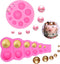 DIY 3D Pearl Fondant Mold Ball Pearl Semi Sphere Chocolate Silicone Molds Cake Decorating Sugar Lollipop Mold Dome Mousse Accessories Bakeware Too...