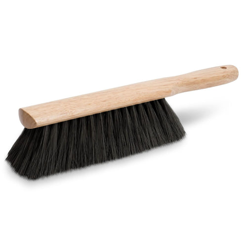 MARSHALLTOWN Beaver Tail Brush, Black Horsehair Fibers, 13 1/2 Inch Length, Masonry, Concrete, Made in the USA, 6517...