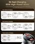 Essager Car Charger 80W Super Fast Charging with USB PD/PPS/QC 3.0(Voltmeter&LED Lights) Universal Quick Charge for 12-24V Car Cigarette Lighter P...
