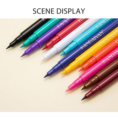 Liquid Eyeliner Colorful Matte Glitter Neon Eyeliner Pencil Pigmented Smudgeproof Long Last Gel Eye Liner?Q01?...