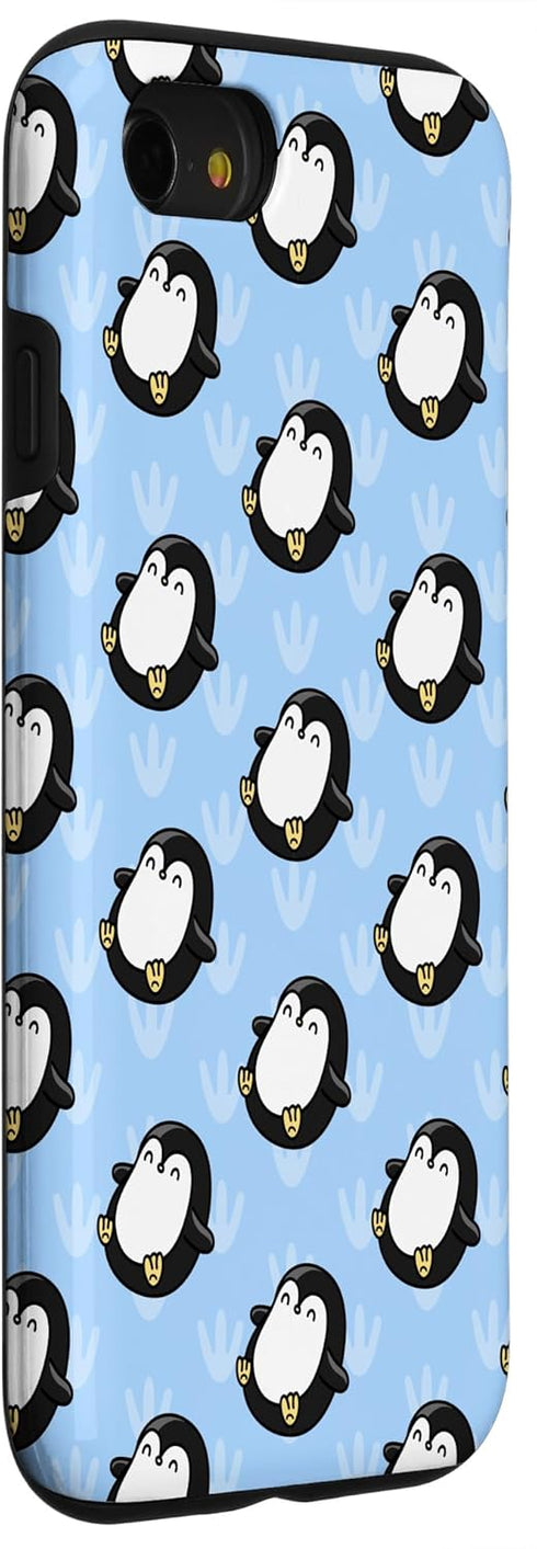 iPhone SE (2020) / 7 / 8 Penguin Phone Case Gifts Pattern Baby Cute Animal light blue Case...