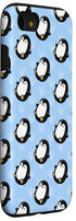 iPhone SE (2020) / 7 / 8 Penguin Phone Case Gifts Pattern Baby Cute Animal light blue Case...