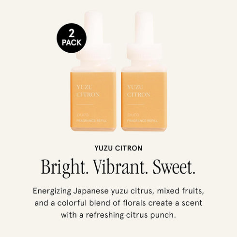 Pura - Fragrance for Smart Home Air Diffusers - Room Freshener - Aromatherapy Scents for Bedrooms & Living Rooms - Odor Eliminator - 2 Pack - Yuzu...