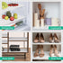 White Shelf Liners for Kitchen Cabinet Non Adhesive Drawer Liner for Kitchen Waterproof Refrigerator Liners for Shelves Fridge Mats Plastic Cupboa...