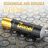 BONAI Gold Top Rechargeable AAA Batteries 12 Count, Upgrade High Capacity 1100mAh NiMH Batteries Low Self-Discharge...