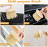 4pcs Wooden Window Groove Cleaning Brushs Soft Bristles Wood Handle Dust Brush Crevice Tool Brush for Keyboard Car Corners Gaps Home Removal Dust...