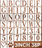 3 inch Letter Stencils for Painting on Wood,38pcs Alphabet Stencils Stencil Letters Numbers Stencils for Wall Wood Porch Fabric Journal Cookie...