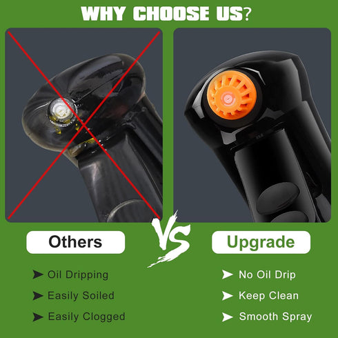 Oil Sprayer for Cooking, Upgraded Olive Oil Sprayer Bottle, Air Fryer Accessories, Oil Mister 7oz/200ml Oil Vinegar Spritzer, Kitchen Gadgets for ...