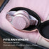 PowerLocus Bluetooth Headphones Over Ear, 40H Playtime with 4 EQ Modes, Wireless Headphones with Microphone, Hi-Fi Stereo Foldable Headset, FM Rad...