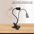 Desk Clip Lamp Holder, Clamp Light Fixture with 35cm Stable Gooseneck, Adjustable Lamp with Swtich, E26/E27 Clamp Light Socket, Heat Grow Lamp Cla...