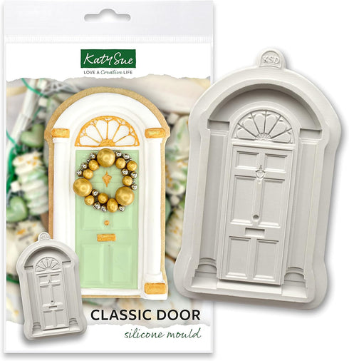 Katy Sue Classic Door Silicone Mold for Cake Decorating & Crafts...