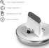 Encased USB C Non-Wireless Charging Stand for iPhone 15/15 Pro Max - Fast Charging Wired Desktop Charger, Type-C Connector (White)...
