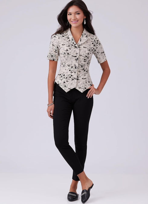 McCall's Misses' Vest Style Tops Sewing Pattern Packet, Design Code M8451, Sizes 8-10-12-14-16, Multicolor...
