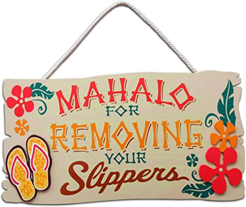 Mahalo Wood Sign 16" X 8.5"...