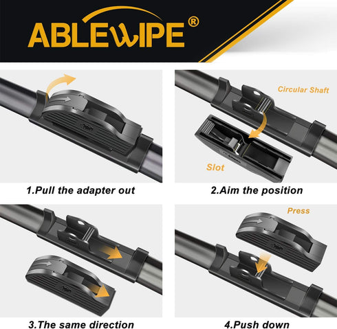 Windshield Wiper Blades Replacement for W163 1998-2005 Wiper Blades 22" + 22" Model: 19J24 (Set of 2)...