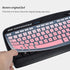 Keyboard Cover for Logitech MK320 MK330 K330 Wireless Desktop Keyboard, Logitech MK320-YR002/Y-R0009 Keyboard Skin Accessories-Gradual Pink...