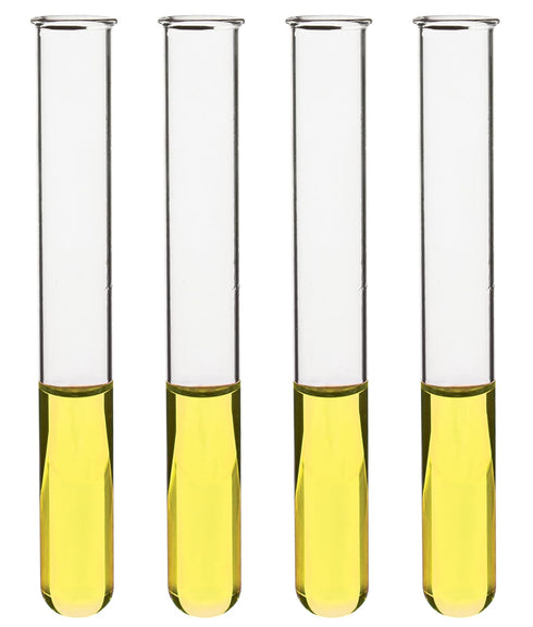 EISCO 5mL Test Tubes - Pack of 48 - Borosilicate 3.3 Glass - 1mm Thick Walls, Beaded Rim - Superior Heat & Chemical Durability - 3" Tall, 0.5" Dia...