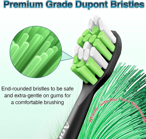 Aoremon Toothbrush Replacement Heads for Phillips Sonicare Replacement Brush Head Compatible with Most Philips Sonicare Click-on Electric Toothbru...