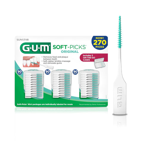 GUM - 6325A Soft-Picks Original Dental Picks, 270 Count...