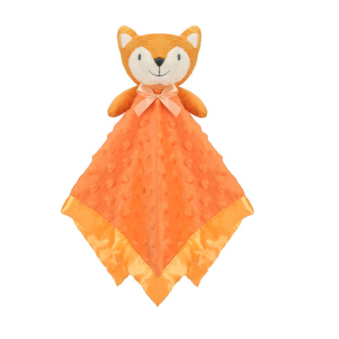Pro Goleem Fox Security Blanket Orange Soft Baby Lovey Unisex Lovie Baby Gifts for Newborn Toddler Snuggle Toy Stuffed Animal 16 Inch...