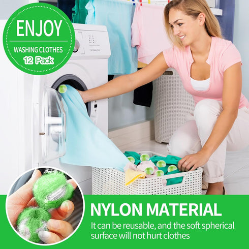Washing Machine Clothes pet Hair Removal Stick, lint Laundry Balls, Reusable lint Hair Catcher, Effective cat and Dog Hair Catcher for Washing Mac...