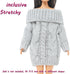 BJDBUS Winter Turtleneck Sweater Clothes for 11.5 inch Girl Doll Accessories (Grey)...