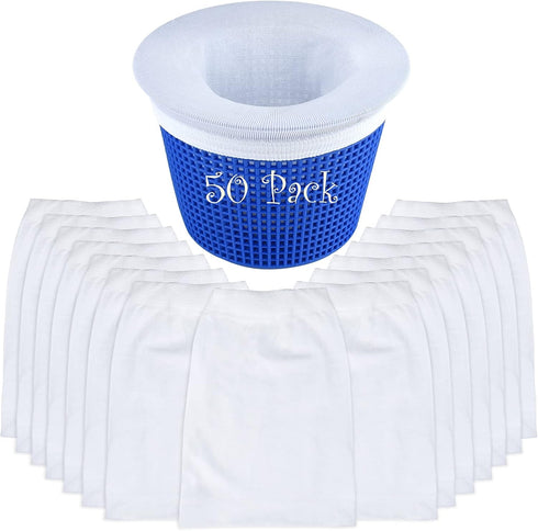 MIAHART Pool Skimmer Socks, Pool Skimmers Filter Socks for Skimmer Basket Clean Debris and Leaves for In-Ground and above Ground Pools...
