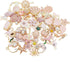 40pcs(20PAIRS) Assorted Gold Plated Enamel Animals Fruit Moon Star Dainty Dangle Flowers Pendants Charms for Jewelry Making Necklace Bracelet, Pin...