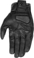 Updated Full Finger Leather Motorcycle Gloves Phone Touch Goat Skin Black Motorbike Riding Gloves (Updated,Non-Perforated, L)...