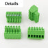 5 PCS 8 Pin 2.54mm Pitch Screw Terminal Block Connector for 26-18AWG, Pluggable Quick Male Plug Connector-8 Pole...