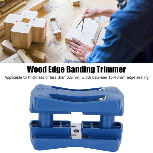 Edge Banding Trimmer, Wood Double Veneer Laminate Edge Trimmer, Edge Band Cutter, Manual Trimming Woodworking Tool, Edge Banding Trimmer Tools for...