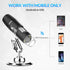 Handheld Digital Microscope Wireless Portable for Kids Adults 50x-1000x Magnification with 360 Rotate Stand Compatible with iOS/Android iPhone, iP...