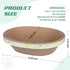 Oval Cute Cat Scratching Bed Couch Lounger for Indoor Cats, Corrugate Cat Cardboard Scratcher Box Durable, Kitty Cat Scratch Pad Lounge Long Lasti...