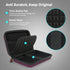 GLCON Deep Purple Carrying Case Hard Storage Case Electronics Organizer Tech Pouch for Hard Drive, Power Bank, Cell Phone, Charger Enclosure - Por...