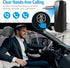 Criacr Bluetooth Aux Adapter for Car, 2 in 1 Bluetooth 5.0 Receiver for Car with Display Screen, Suitable for Cars, Speakers, Stereo Systems and H...