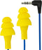 Plugfones Basic Earplug-Earbud Hybrid - Noise Reducing Earphones - Yellow......