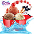 18PCS Mini Baseball Helmet Ice Cream Snack Bowl, 8 oz Helmets Plastic Baseball Cups, Kids Helmet Bowls, Mini Dessert Spoons Plastic Ice Cream Spoo...