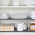 HooTown Shelf Liner Kitchen Cabinet Drawer Mats 11.8 Inch Wide x 78.7 Inch Long, Non Adhesive EVA Plastic Washable Waterproof Pad Protectors for P...