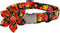 Elegant little tail Dog Collar with Flower - Fall Dog Collar Maple Leaf Flower Girl Boy Pet Collar Gift Soft Dog Flower Collars for X-Small Puppy...