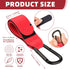 Baby Stroller Hooks Bag Hooks for Hanging Diaper Bags MultiPurpose Hooks for Grocery Shopping Bags Premium Vegan Leather Pram Straps 2 Pcs (red)...