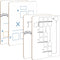 Dry Erase Multiplication & Division Board 9"x12" Double Sided Practice Whiteboard with 2x1 & 2x2 Digit Multiplication for Home, School, Classroom,...